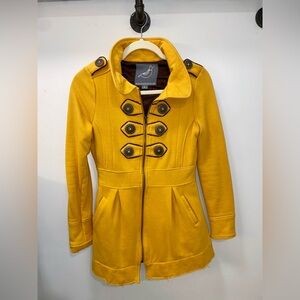 Knitted Dove “Becoming Jane” coat